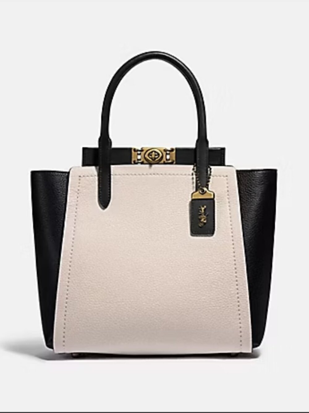 Coach Troupe [Tuxedo] Tote Colorblock